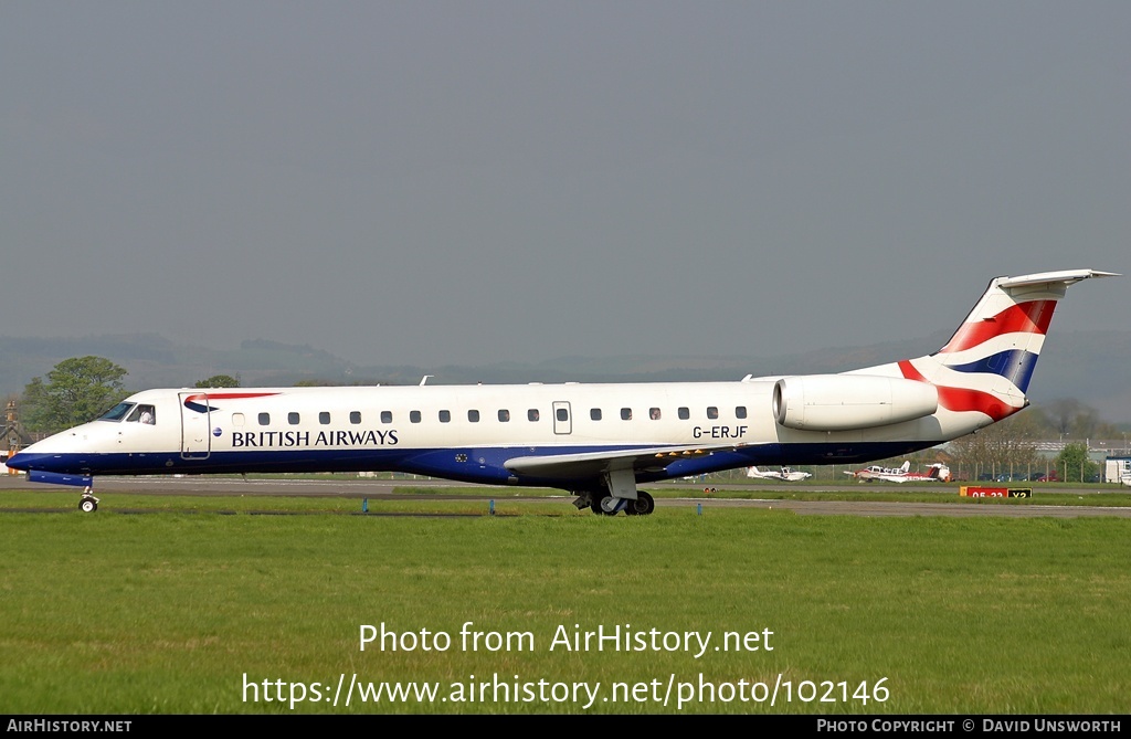 Aircraft Photo of G-ERJF | Embraer ERJ-145EU (EMB-145EU) | British Airways | AirHistory.net #102146