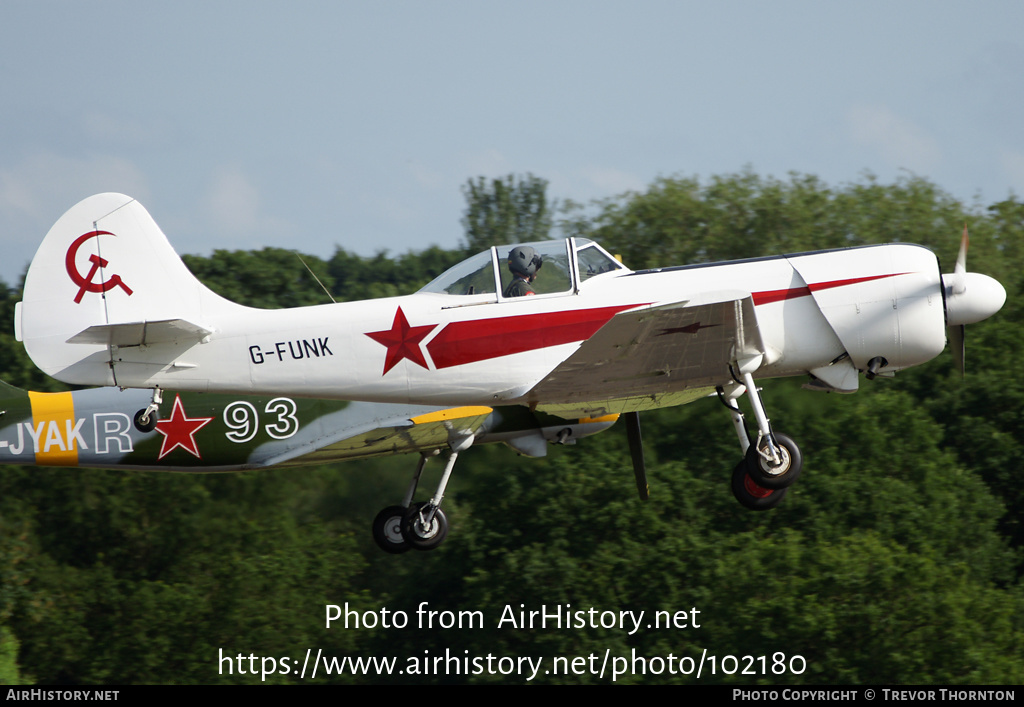 Aircraft Photo of G-FUNK | Yakovlev Yak-50 | Soviet Union - Air Force | AirHistory.net #102180