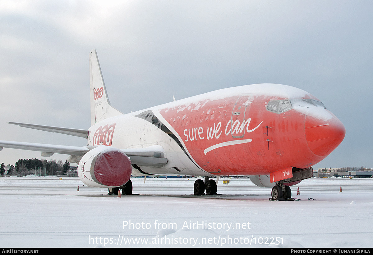 Aircraft Photo of OO-TNL | Boeing 737-34S(SF) | TNT Airways | AirHistory.net #102251