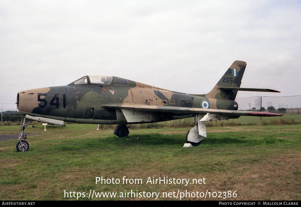 Aircraft Photo of 26541 | Republic F-84F Thunderstreak | Greece - Air Force | AirHistory.net #102386