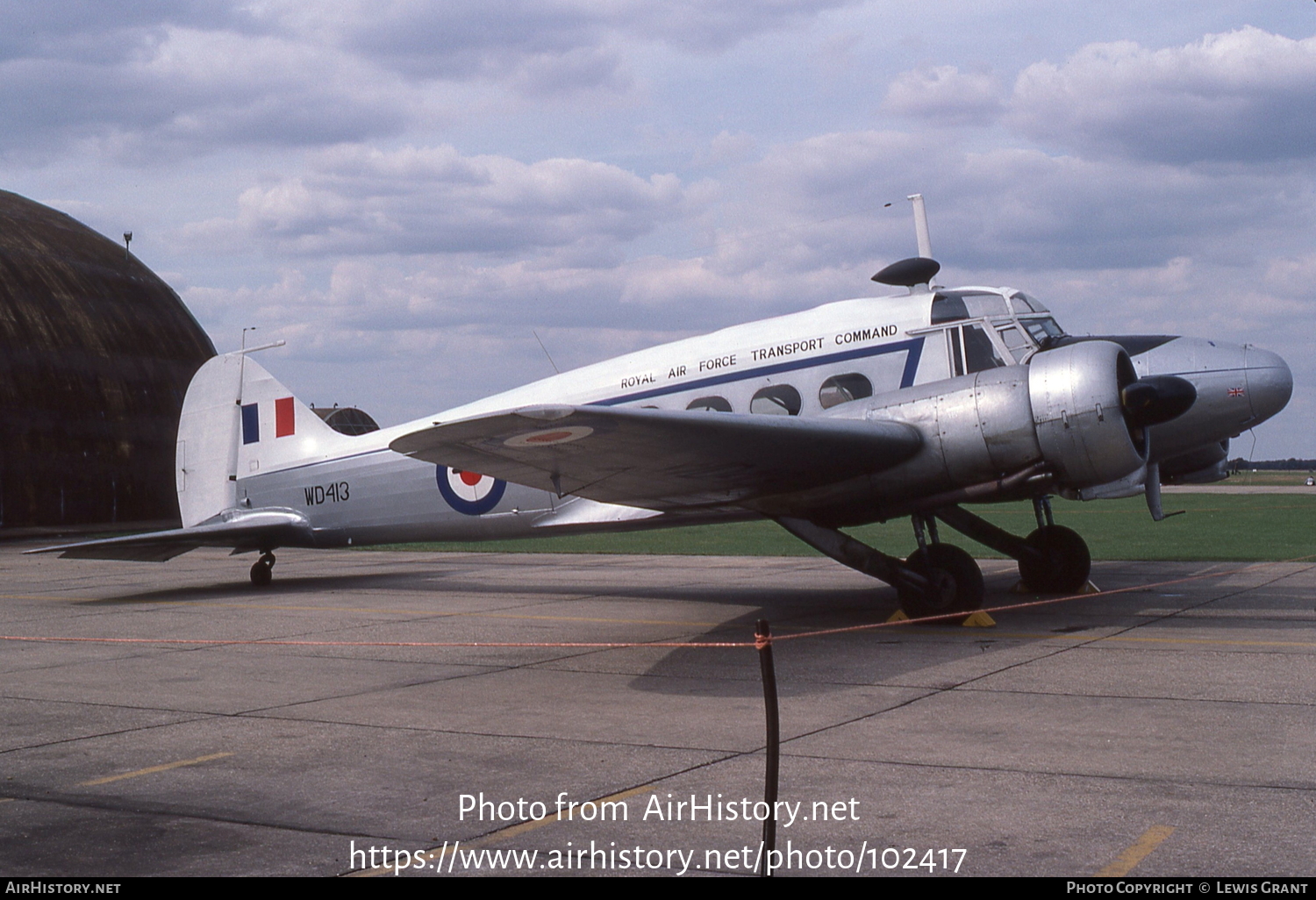 Aircraft Photo of G-BFIR / WD413 | Avro 652A Anson T21 | UK - Air Force | AirHistory.net #102417