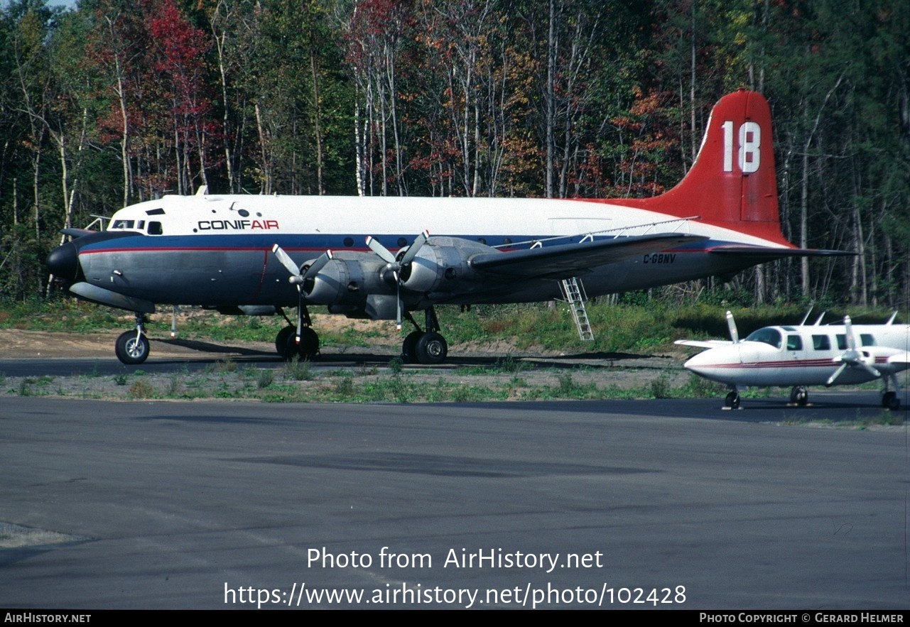 Aircraft Photo of C-GBNV | Douglas C-54G Skymaster | Conifair Aviation | AirHistory.net #102428