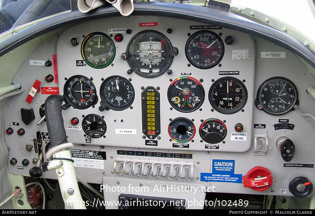 Aircraft Photo of G-YAKZ | Yakovlev Yak-50 | AirHistory.net #102489