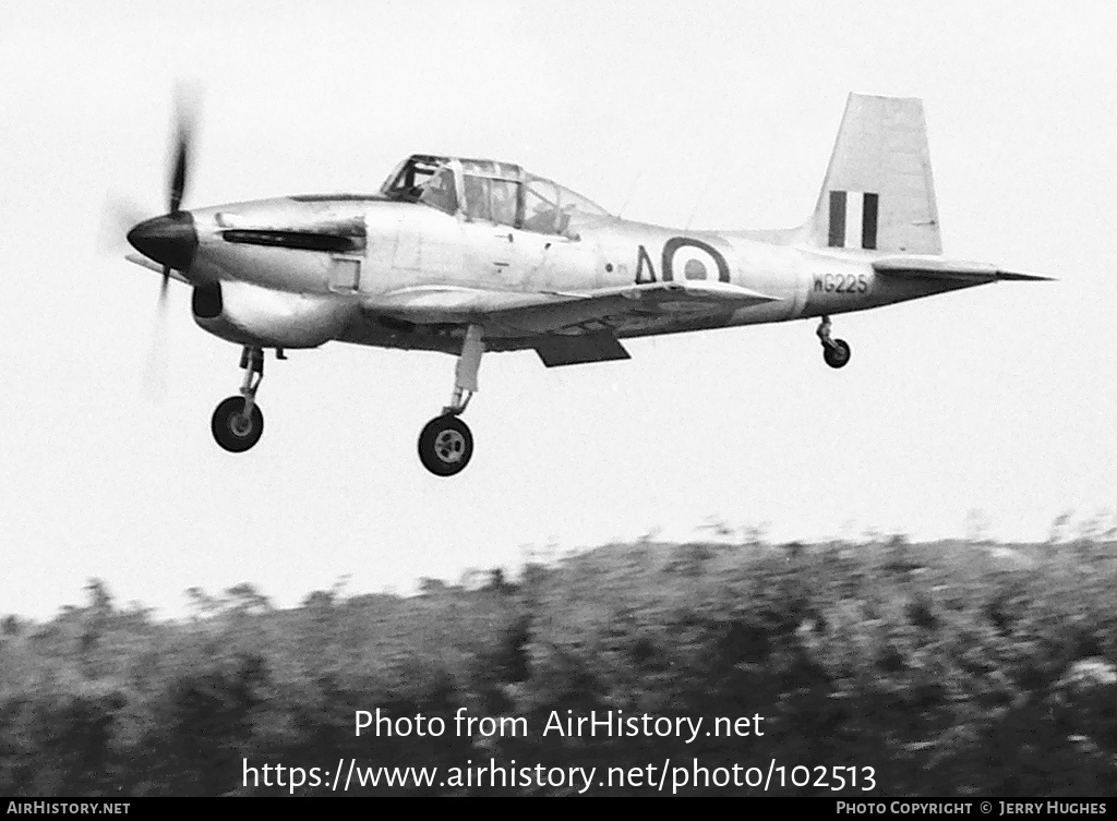 Aircraft Photo of WG225 | Boulton Paul P-108 Balliol T2 | UK - Air Force | AirHistory.net #102513