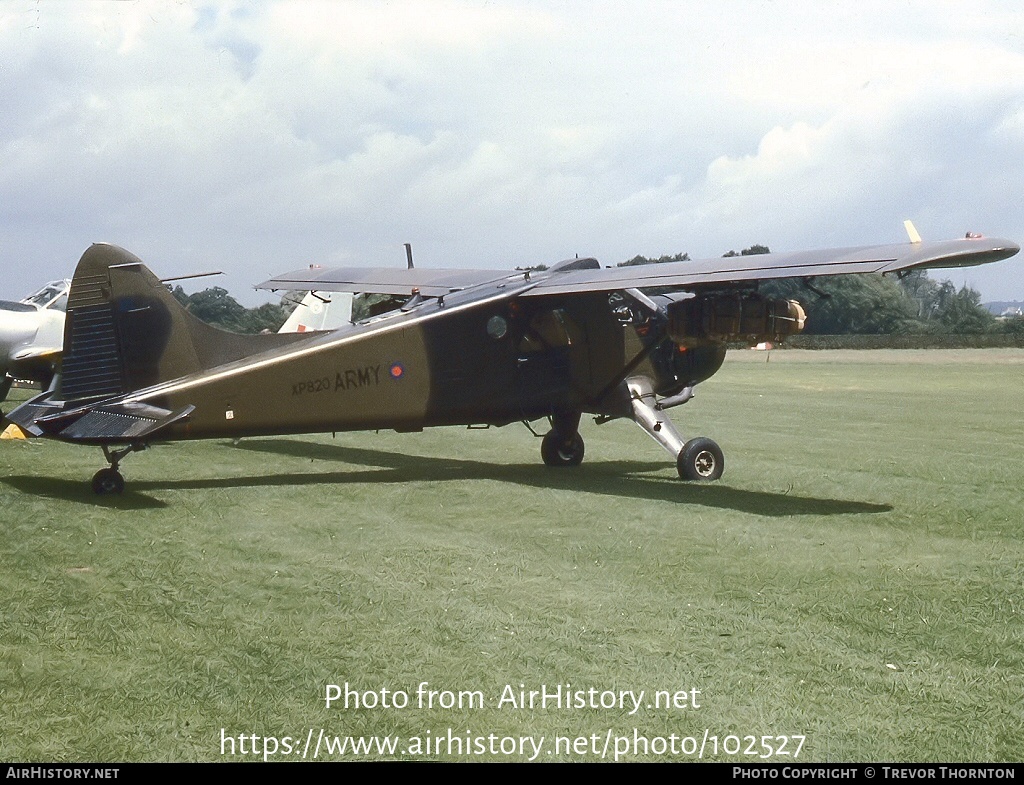 Aircraft Photo of XP820 | De Havilland Canada DHC-2 Beaver AL.1 | UK - Army | AirHistory.net #102527