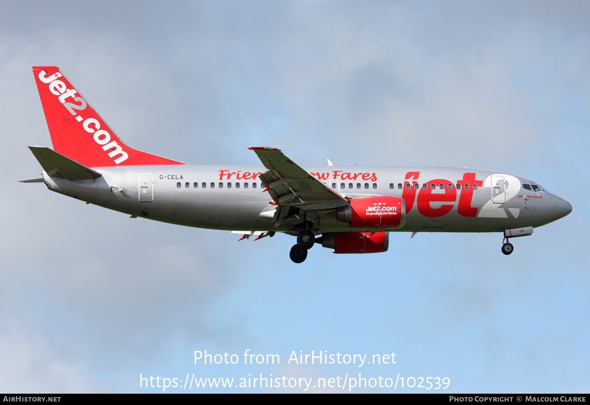 Aircraft Photo of G-CELA | Boeing 737-377(QC) | Jet2 | AirHistory.net #102539