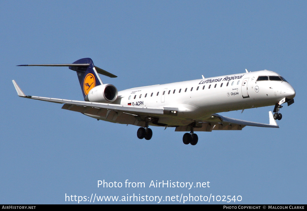 Aircraft Photo of D-ACPH | Bombardier CRJ-701ER (CL-600-2C10) | Lufthansa Regional | AirHistory.net #102540