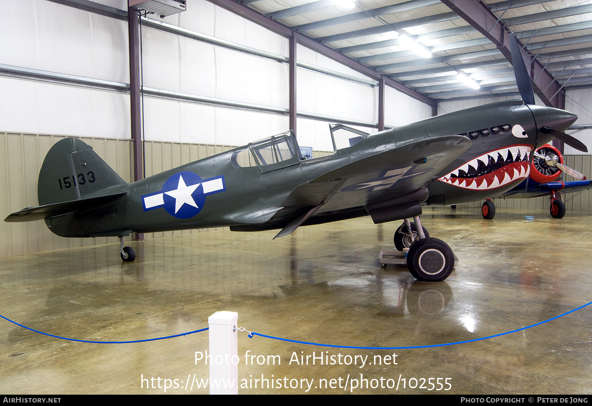 Aircraft Photo of N440PE / 15133 | Curtiss P-40E Kittyhawk | USA - Air Force | AirHistory.net #102555