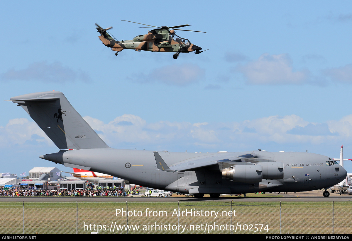 Aircraft Photo of A41-210 | Boeing C-17A Globemaster III | Australia - Air Force | AirHistory.net #102574