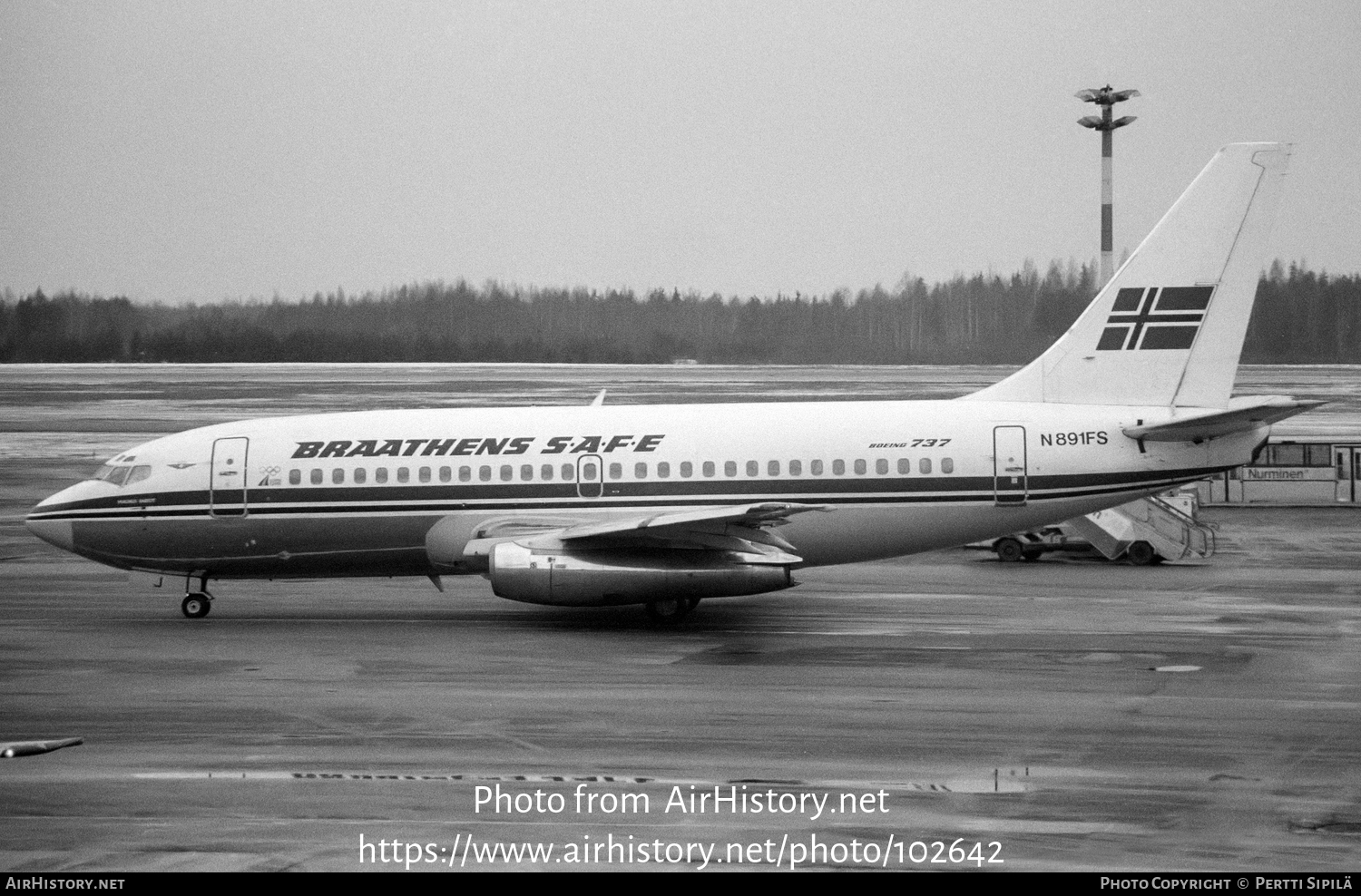 Aircraft Photo of N891FS | Boeing 737-205/Adv | Braathens SAFE | AirHistory.net #102642