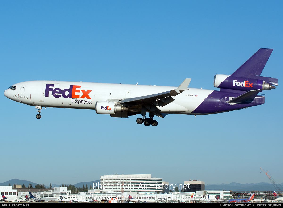 Aircraft Photo of N587FE | McDonnell Douglas MD-11/F | FedEx Express - Federal Express | AirHistory.net #102675