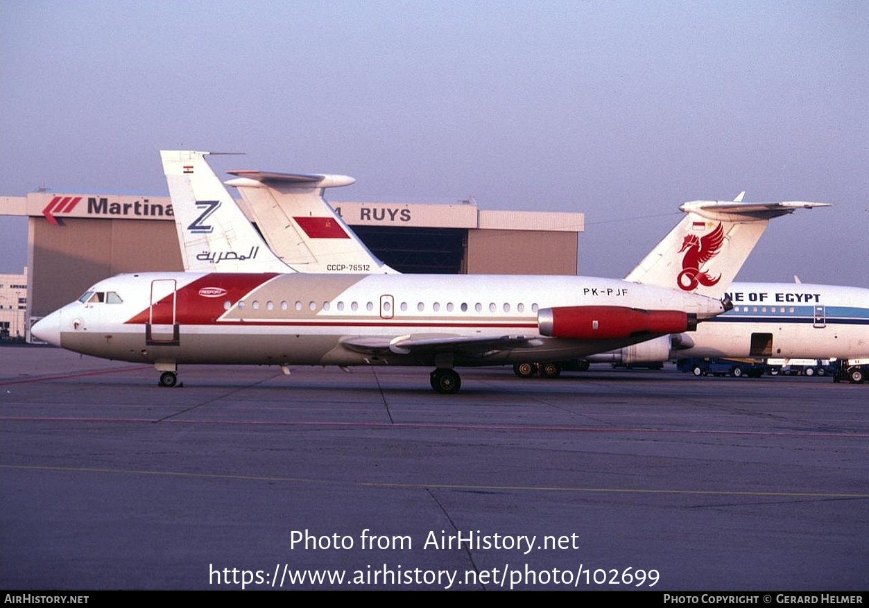 Aircraft Photo of PK-PJF | BAC 111-401AK One-Eleven | Freeport Indonesia | AirHistory.net #102699