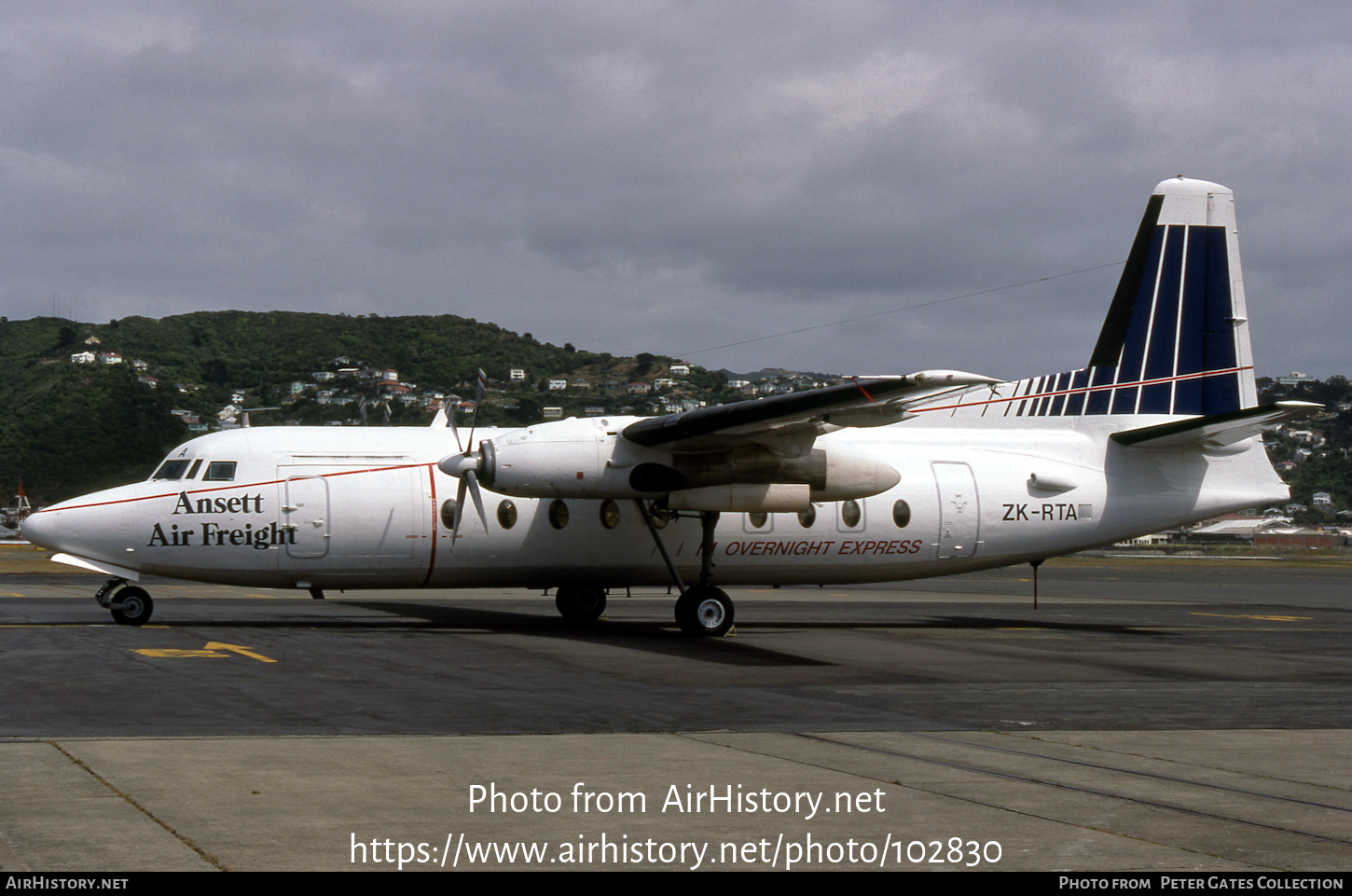 Aircraft Photo of ZK-RTA | Fokker F27-600 Friendship | Ansett Air Freight | AirHistory.net #102830