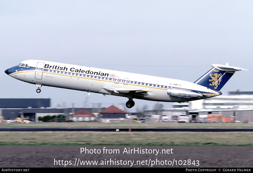 Aircraft Photo of G-AWYU | BAC 111-501EX One-Eleven | British Caledonian Airways | AirHistory.net #102843