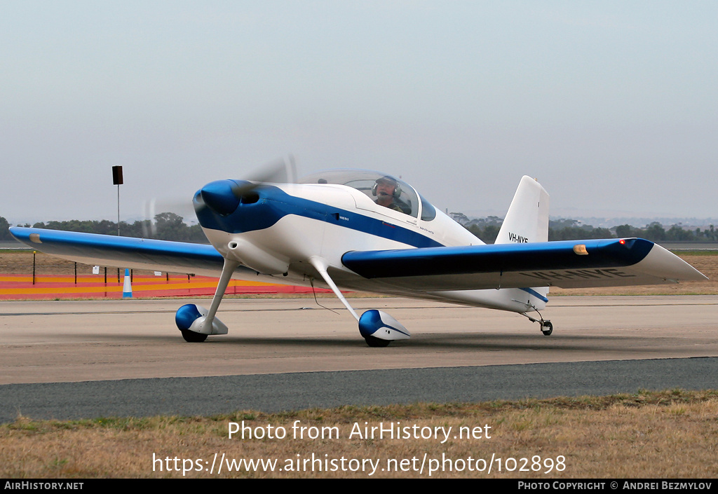 Aircraft Photo of VH-NYE | Van's RV-6 | AirHistory.net #102898