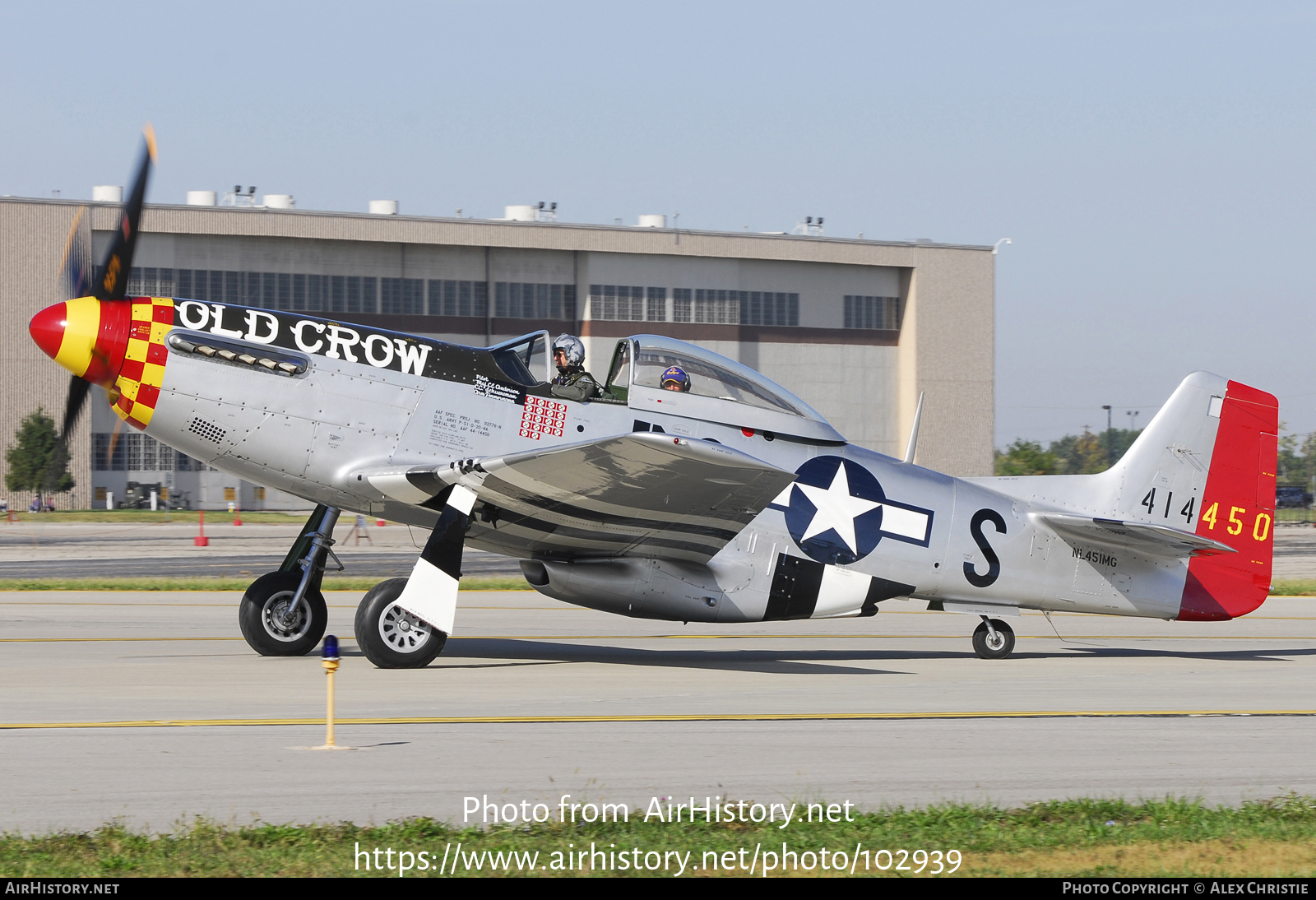 Aircraft Photo of N451MG / NL451MG / 414450 | North American P-51D Mustang | USA - Air Force | AirHistory.net #102939