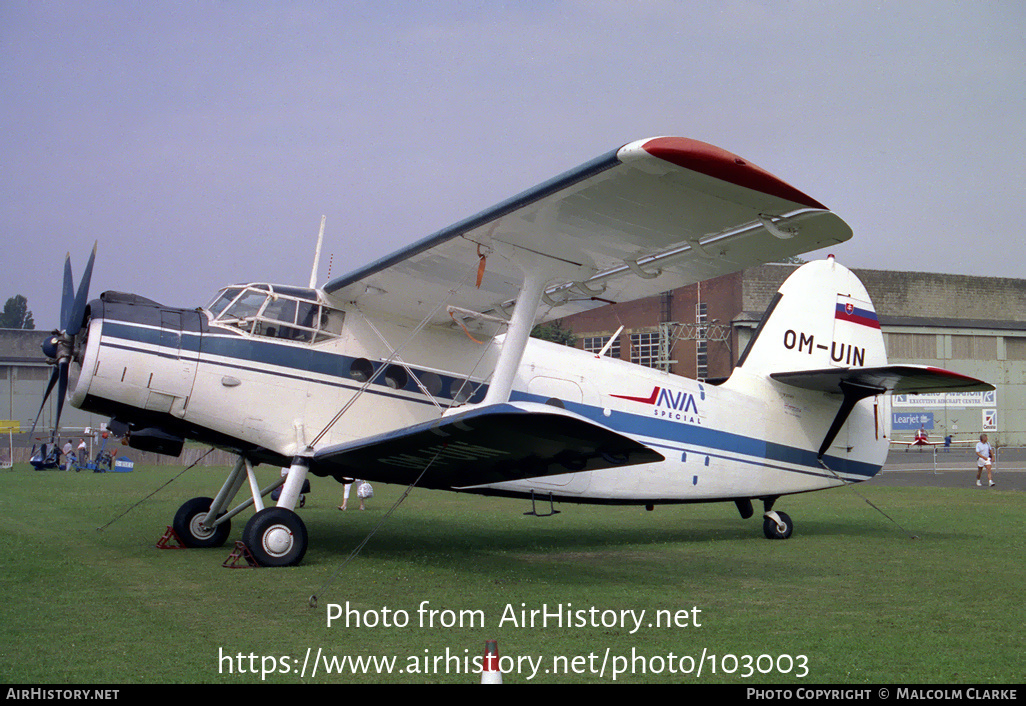 Aircraft Photo of OM-UIN | Antonov An-2R | Avia Special | AirHistory.net #103003