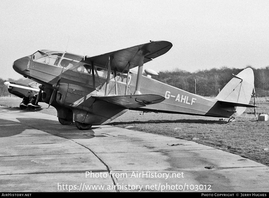 Aircraft Photo of G-AHLF | De Havilland D.H. 89A Dragon Rapide | AirHistory.net #103012