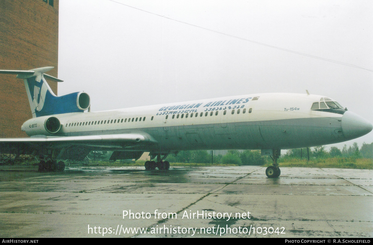 Aircraft Photo of 4L-85713 | Tupolev Tu-154M | Georgian Airlines | AirHistory.net #103042