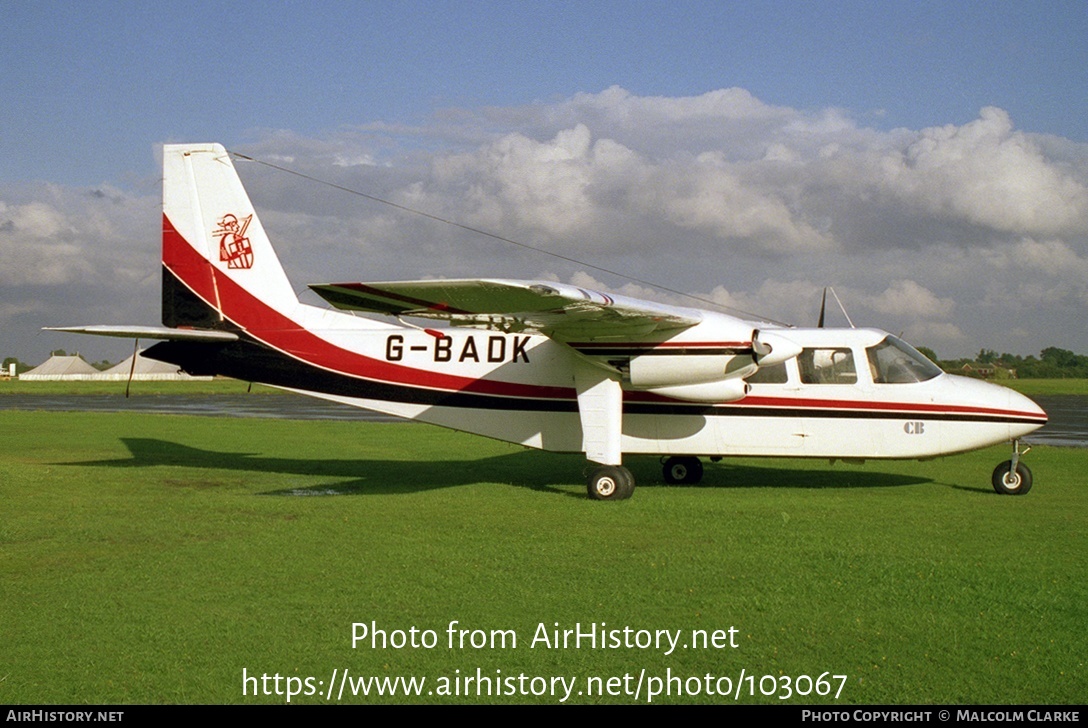 Aircraft Photo of G-BADK | Britten-Norman BN-2A-8 Islander | CB Helicopters | AirHistory.net #103067