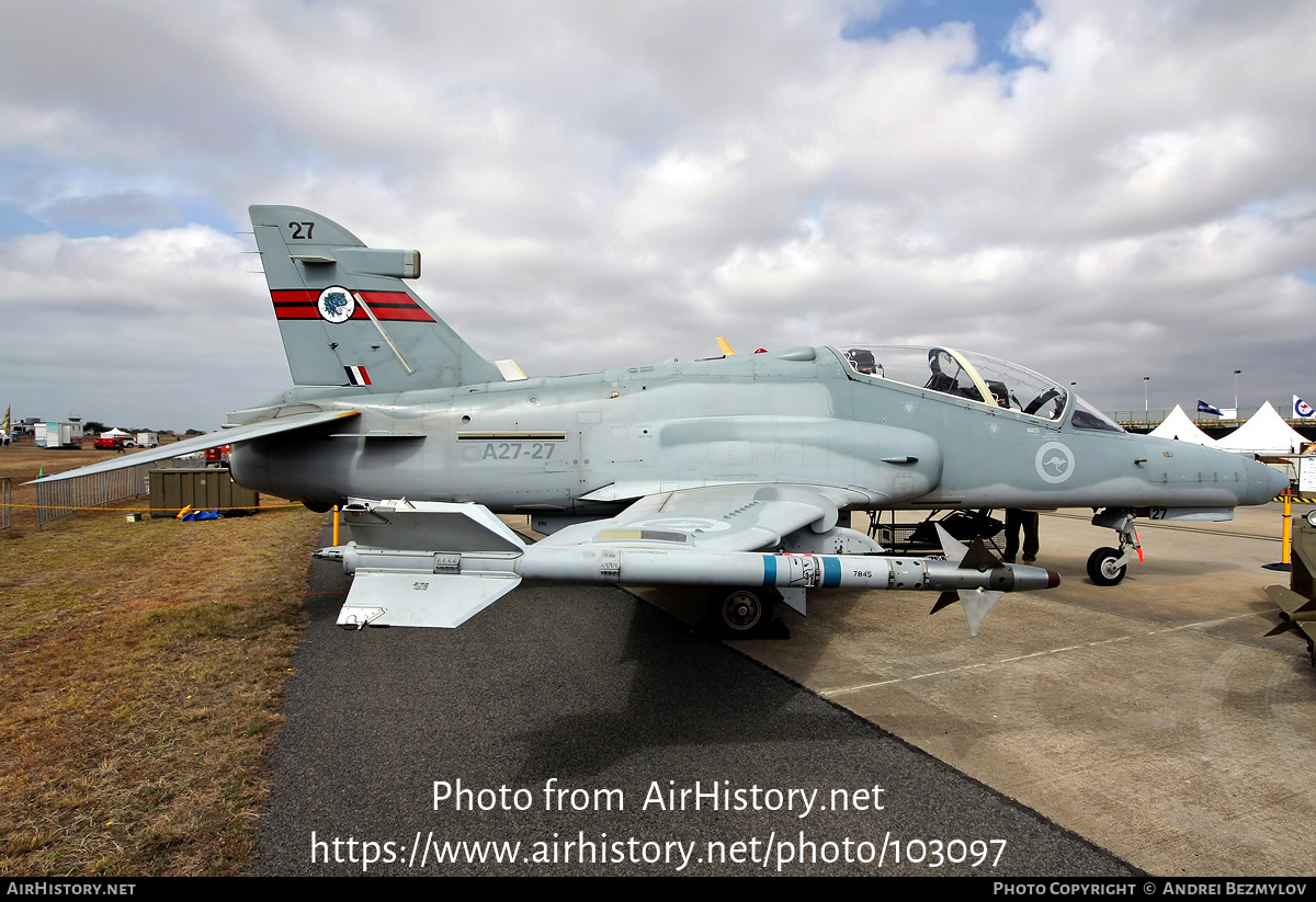 Aircraft Photo of A27-27 | BAE Systems Hawk 127 | Australia - Air Force | AirHistory.net #103097