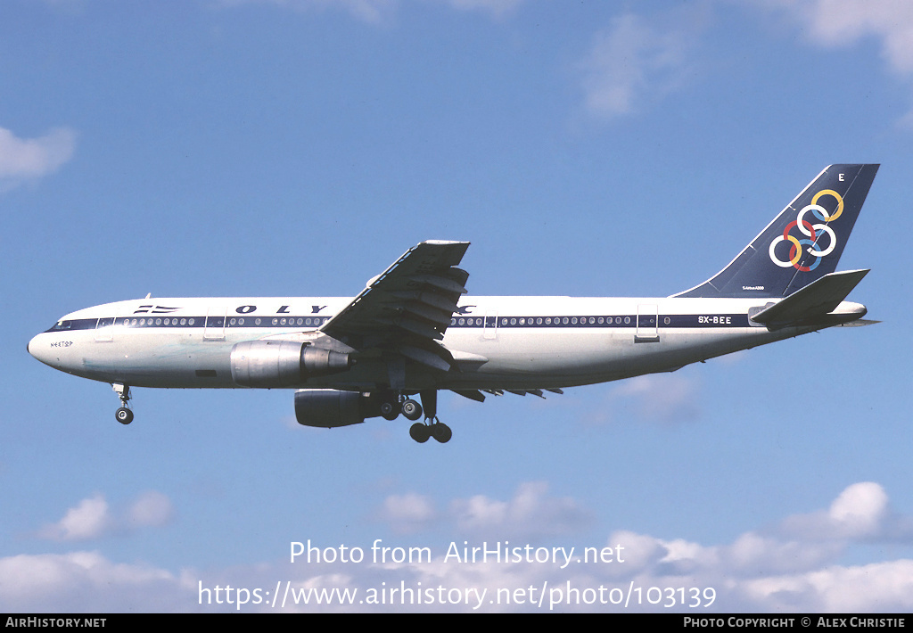 Aircraft Photo of SX-BEE | Airbus A300B4-203 | Olympic | AirHistory.net #103139