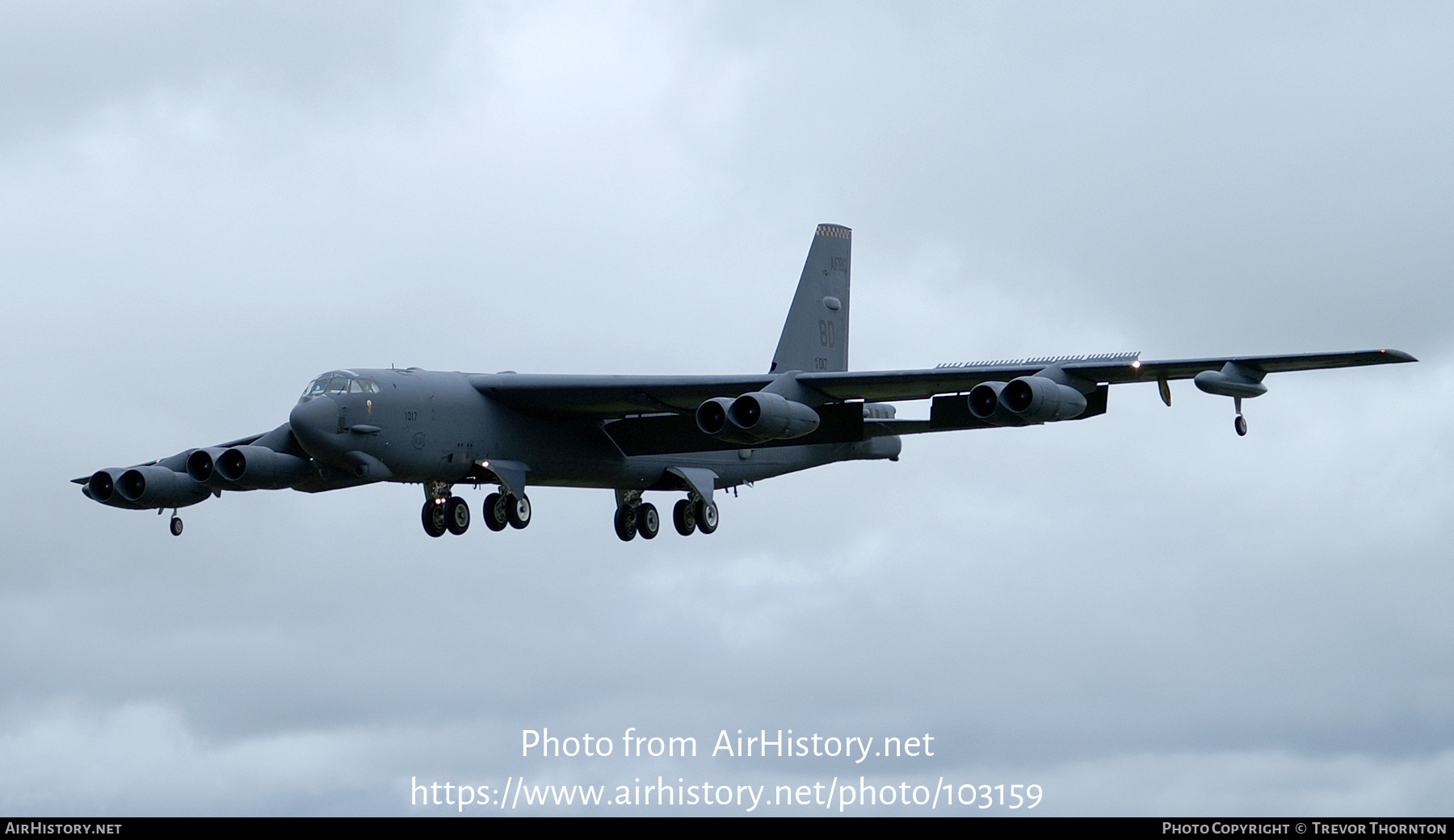 Aircraft Photo Of 61-0017 / AF61-017 | Boeing B-52H Stratofortress ...