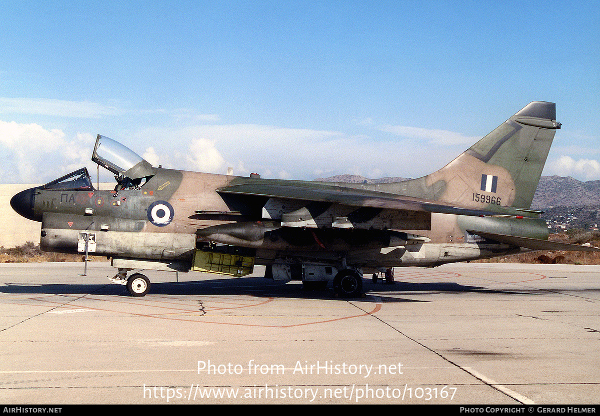 Aircraft Photo of 159966 | Vought A-7H Corsair II | Greece - Air Force | AirHistory.net #103167