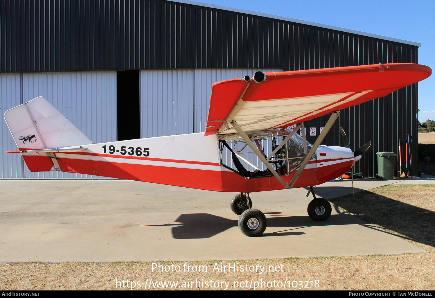 Aircraft Photo of 19-5365 | Rans S-6ES/TR Coyote II | AirHistory.net #103218