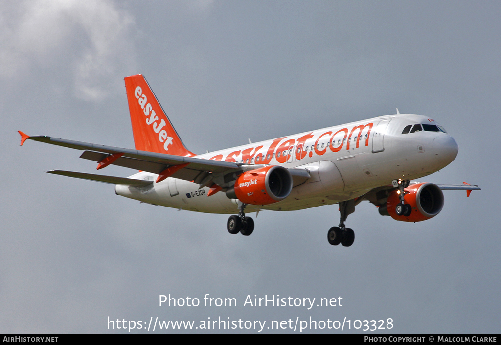 Aircraft Photo of G-EZDR | Airbus A319-111 | EasyJet | AirHistory.net #103328