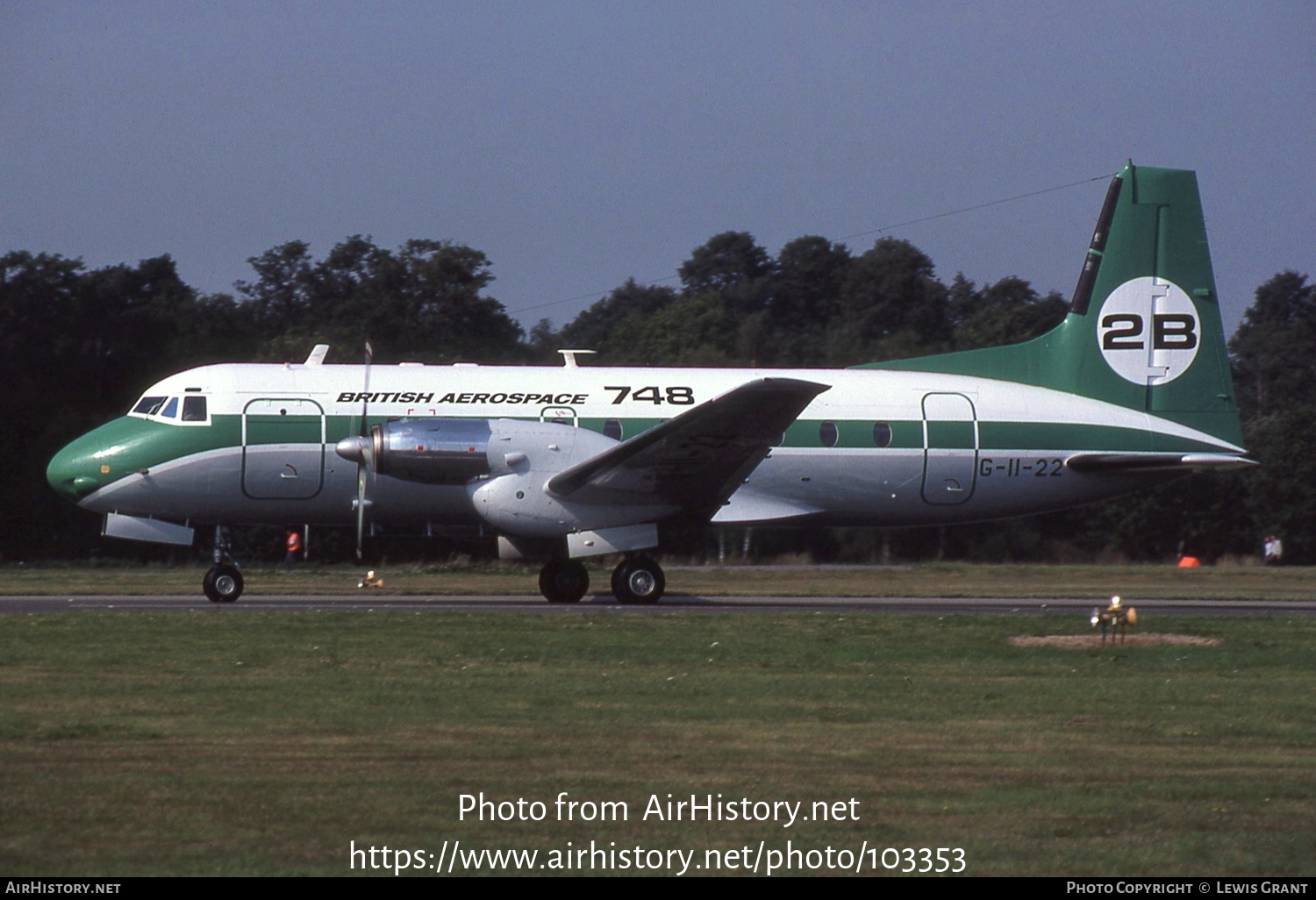 Aircraft Photo of G-11-22 | British Aerospace BAe-748 Srs2B/402 | British Aerospace | AirHistory.net #103353