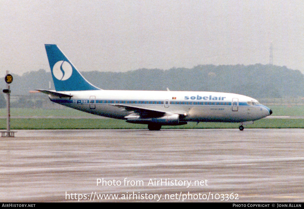 Aircraft Photo of OO-SBS | Boeing 737-229/Adv | Sobelair | AirHistory.net #103362