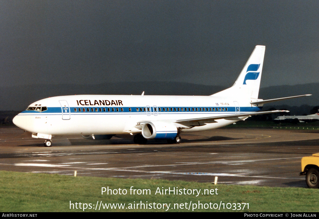 Aircraft Photo of TF-FIA | Boeing 737-408 | Icelandair | AirHistory.net #103371