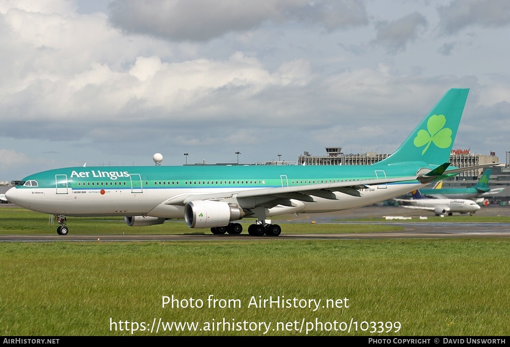 Aircraft Photo of EI-DAA | Airbus A330-202 | Aer Lingus | AirHistory.net #103399