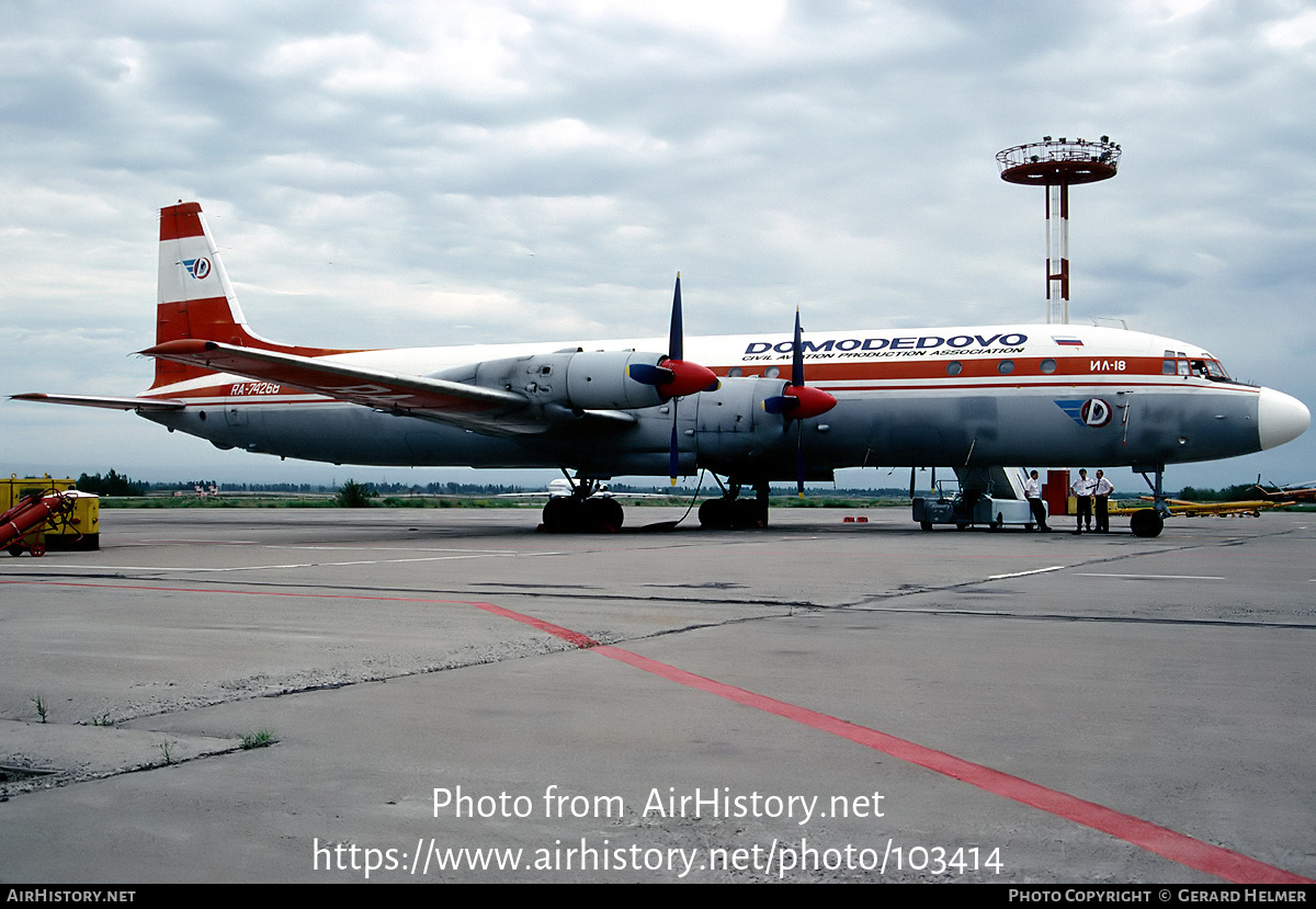 Aircraft Photo of RA-74268 | Ilyushin Il-18D | Domodedovo CAPA | AirHistory.net #103414