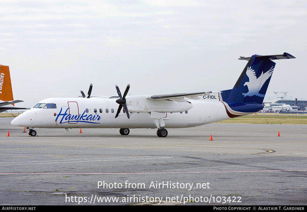 Aircraft Photo of C-FIDL | De Havilland Canada DHC-8-311 Dash 8 | Hawkair Aviation Services | AirHistory.net #103422