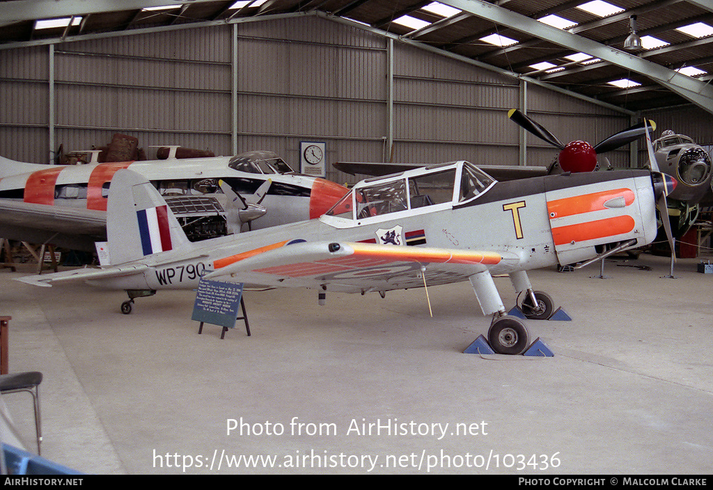 Aircraft Photo of WP790 | De Havilland Canada DHC-1 Chipmunk T10 | UK - Air Force | AirHistory.net #103436