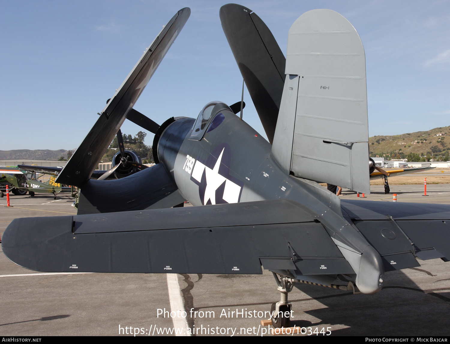 Aircraft Photo of N83782 / NX83782 | Vought F4U-1A Corsair | USA - Navy | AirHistory.net #103445