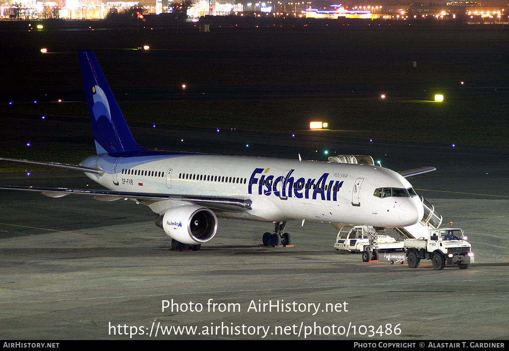 Aircraft Photo of SP-FVR | Boeing 757-23A | Fischer Air Polska | AirHistory.net #103486