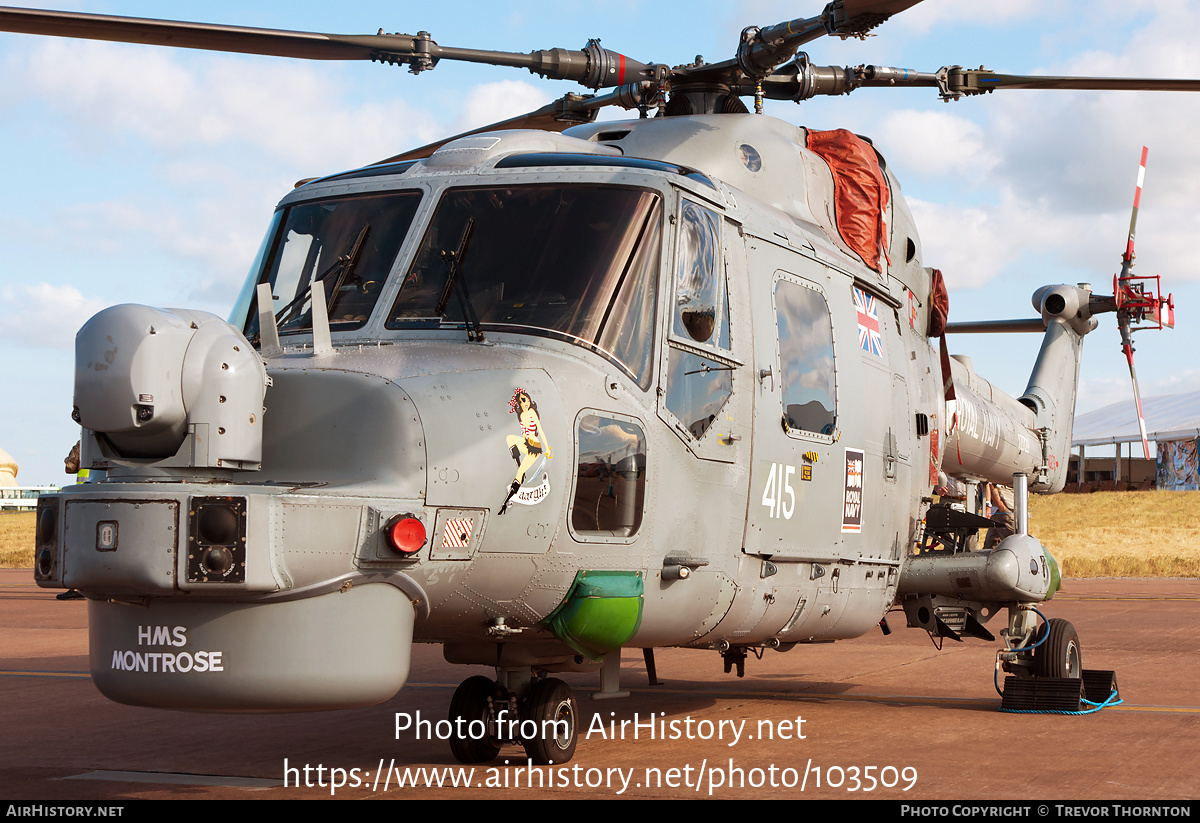 Aircraft Photo of XZ729 | Westland WG-13 Lynx HMA8DSP | UK - Navy | AirHistory.net #103509