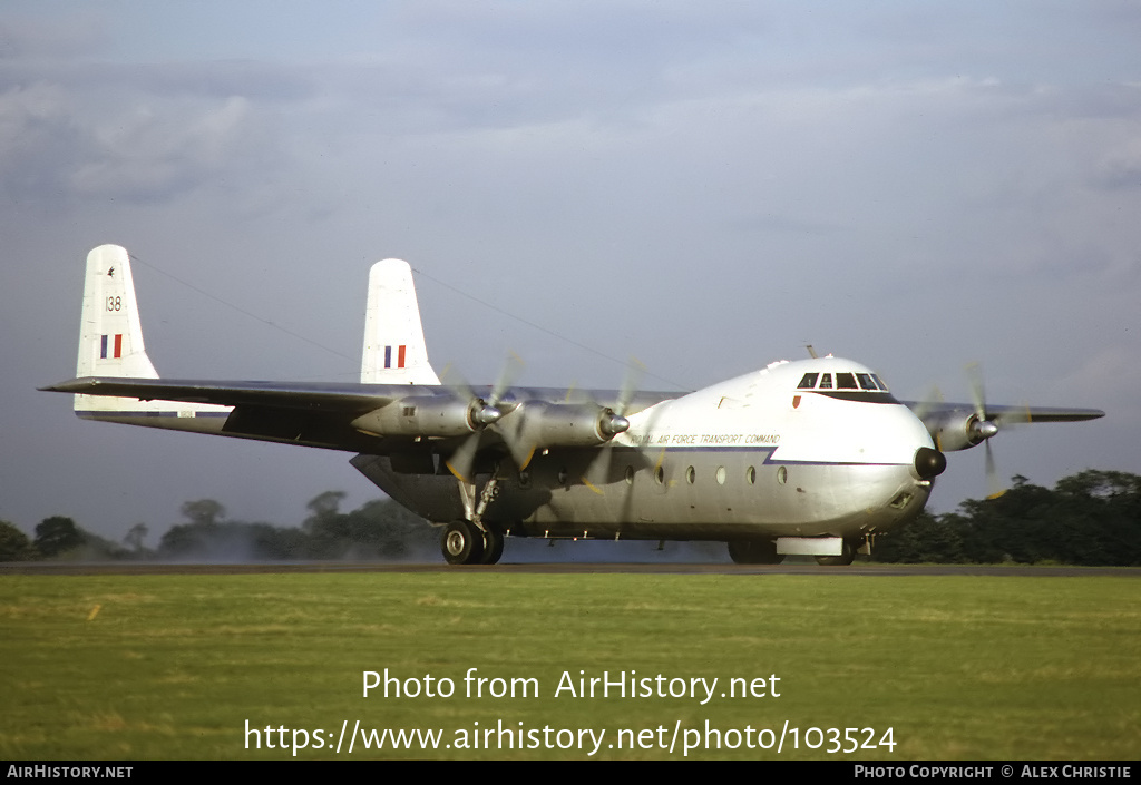 Aircraft Photo of XR138 | Armstrong Whitworth AW-660 Argosy C.1 | UK - Air Force | AirHistory.net #103524