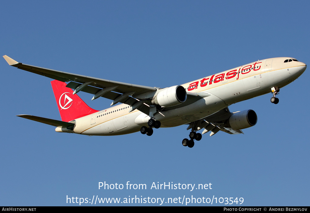 Aircraft Photo of TC-ETK | Airbus A330-223 | Atlasjet Airlines | AirHistory.net #103549