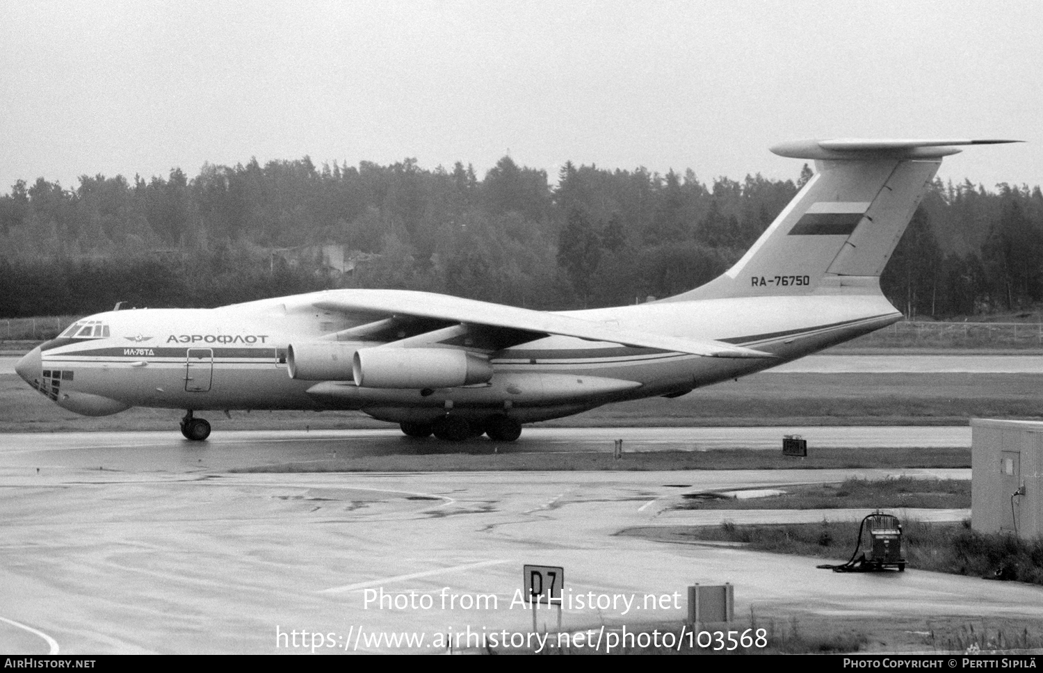 Aircraft Photo of RA-76750 | Ilyushin Il-76TD | Aeroflot | AirHistory.net #103568