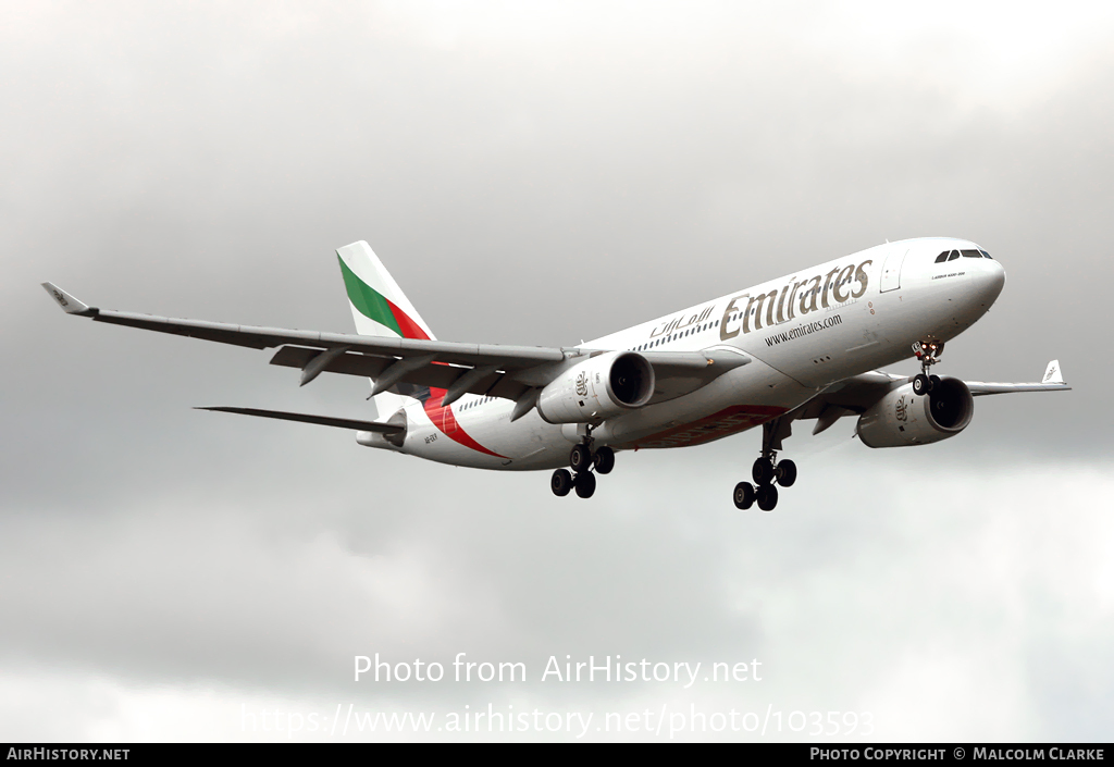 Aircraft Photo of A6-EKR | Airbus A330-243 | Emirates | AirHistory.net #103593