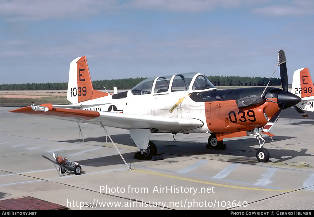 Aircraft Photo of 161039 | Beech T-34C Turbo Mentor | USA - Navy | AirHistory.net #103640