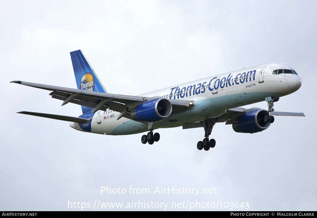 Aircraft Photo of G-JMCE | Boeing 757-25F | Thomas Cook Airlines | AirHistory.net #103643