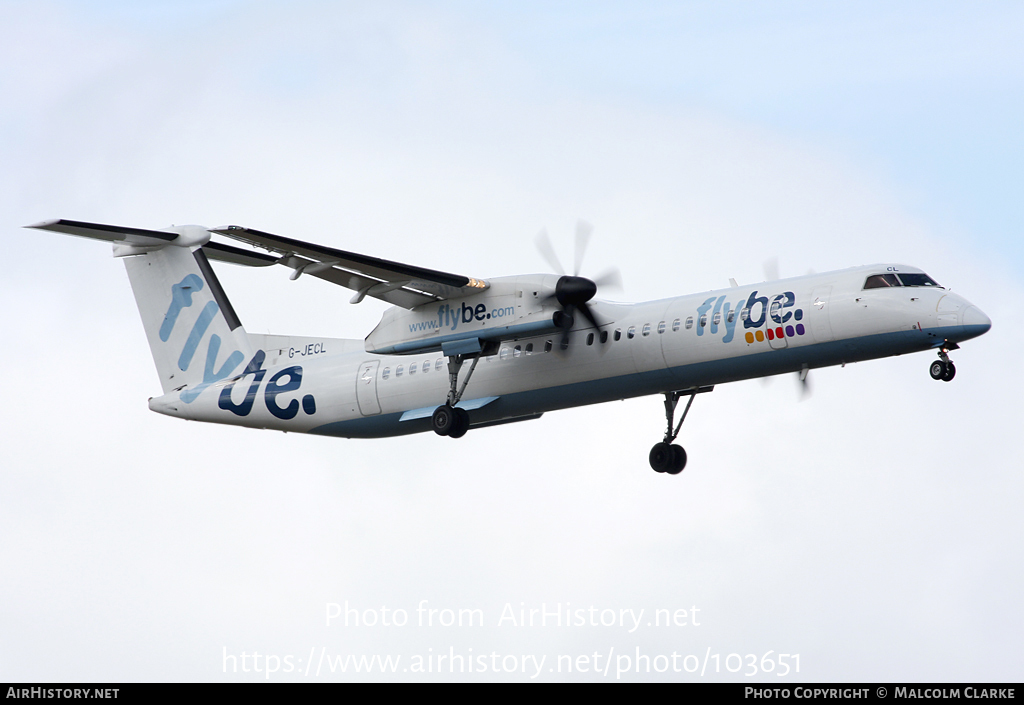 Aircraft Photo of G-JECL | Bombardier DHC-8-402 Dash 8 | Flybe | AirHistory.net #103651