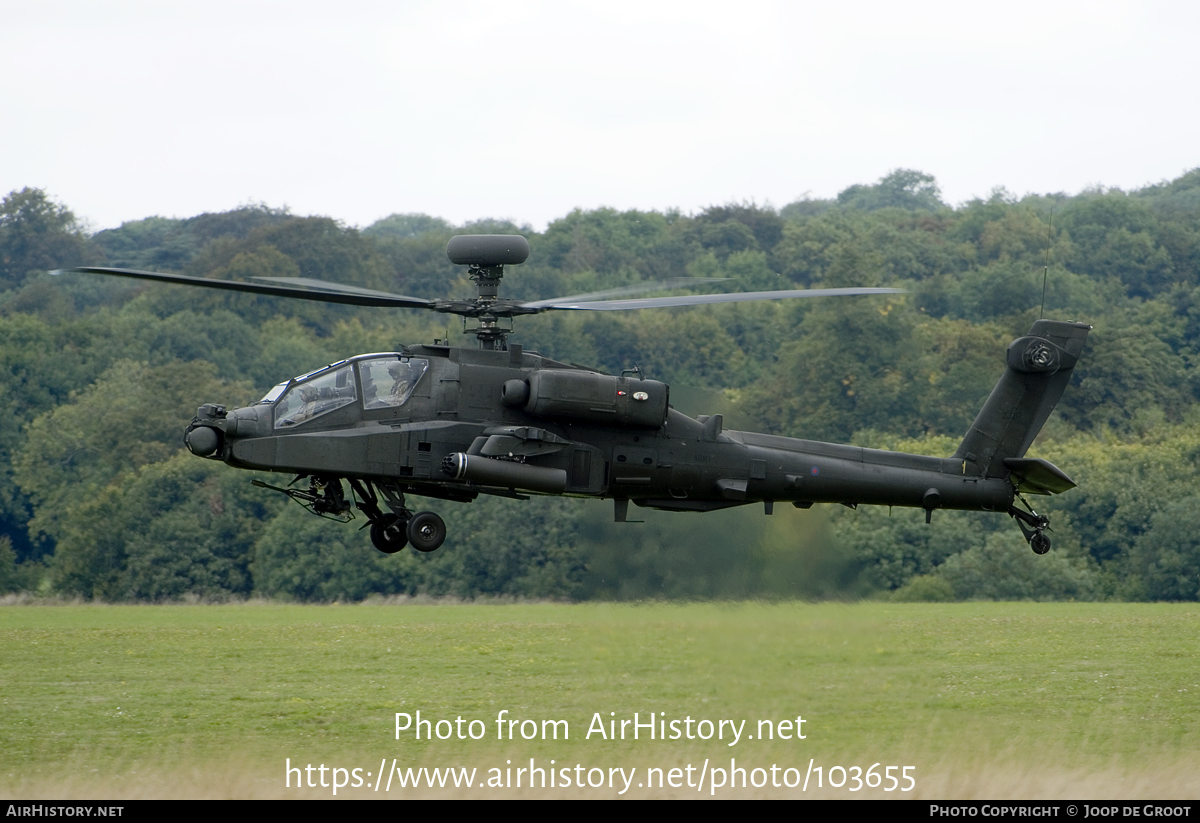 Aircraft Photo of ZJ217 | Westland WAH-64D Longbow Apache AH1 | UK - Army | AirHistory.net #103655