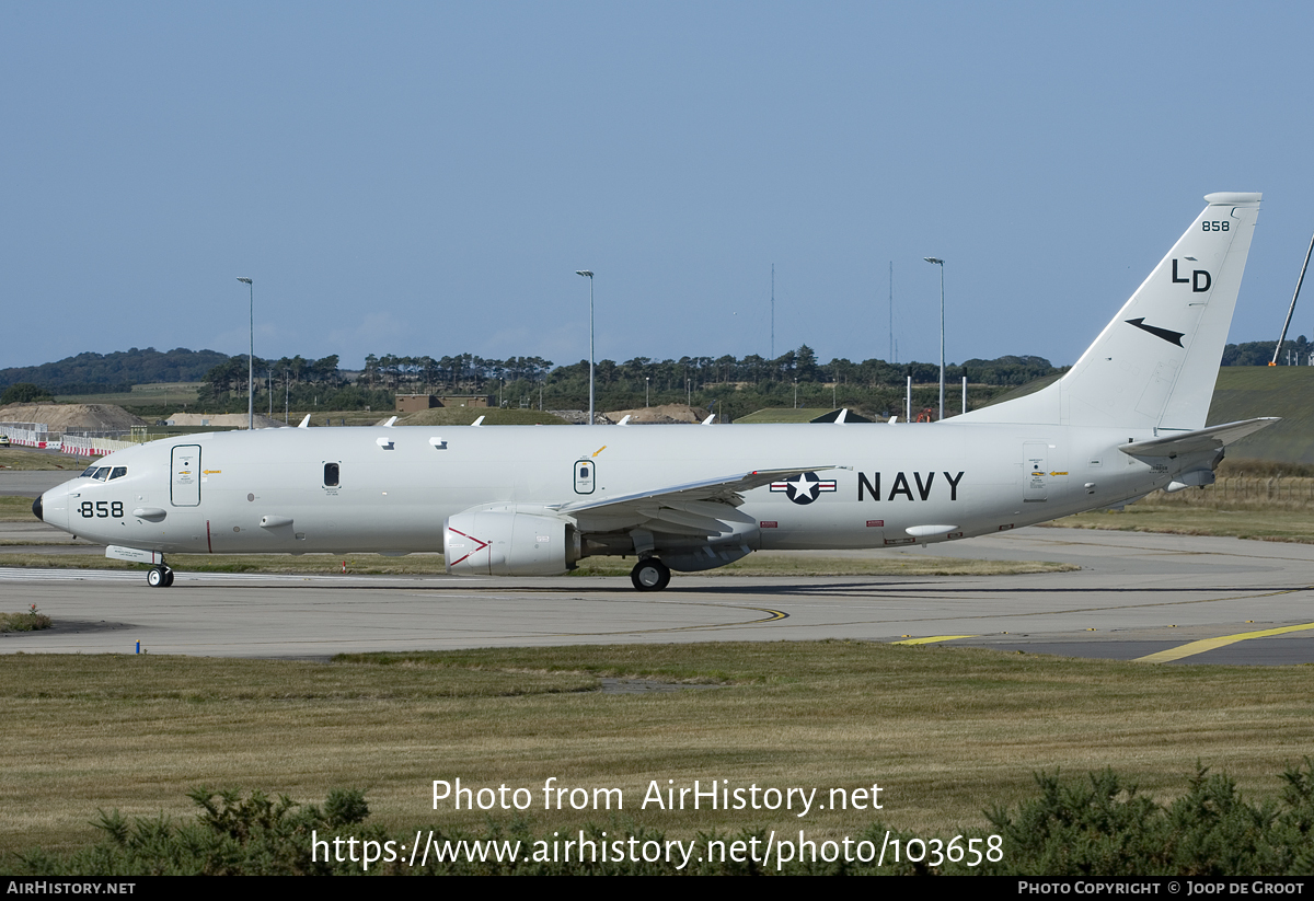 Aircraft Photo of 168858 | Boeing P-8A Poseidon | USA - Navy | AirHistory.net #103658