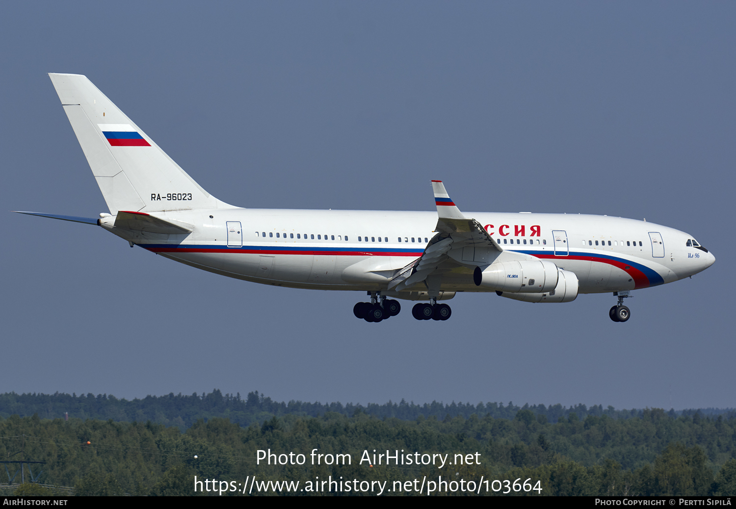 Aircraft Photo of RA-96023 | Ilyushin Il-96-300 | Rossiya - Special Flight Detachment | AirHistory.net #103664